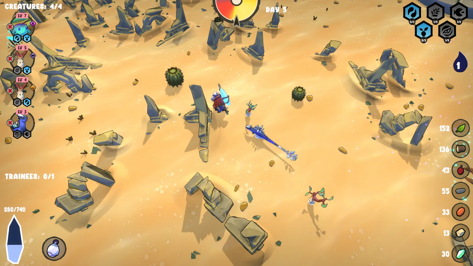 The Desert biome in IRU