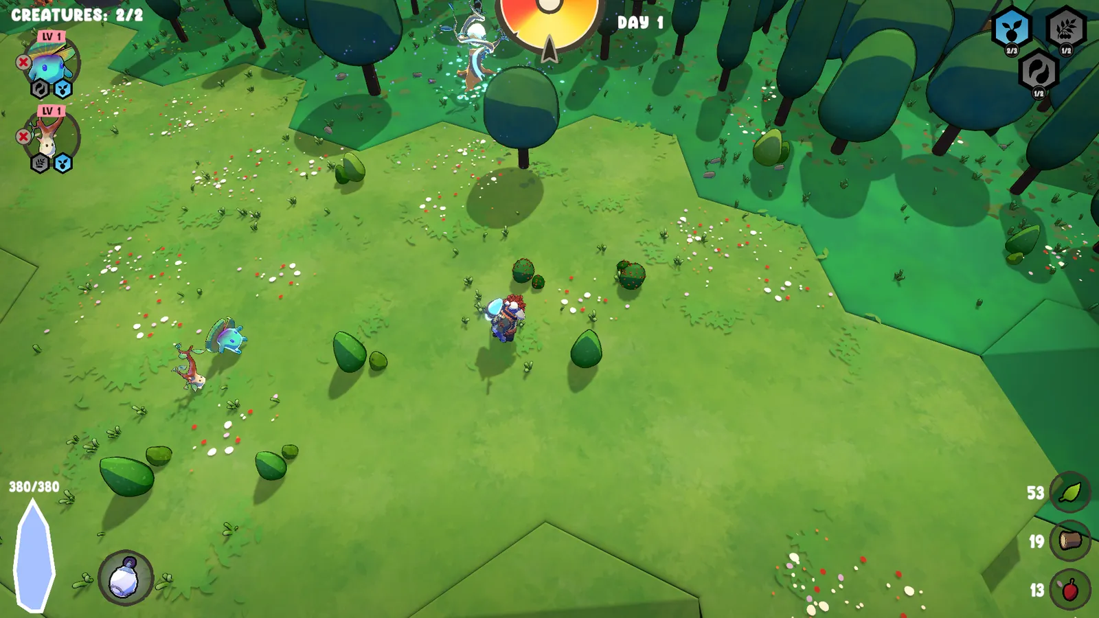 The Meadows biome in IRU
